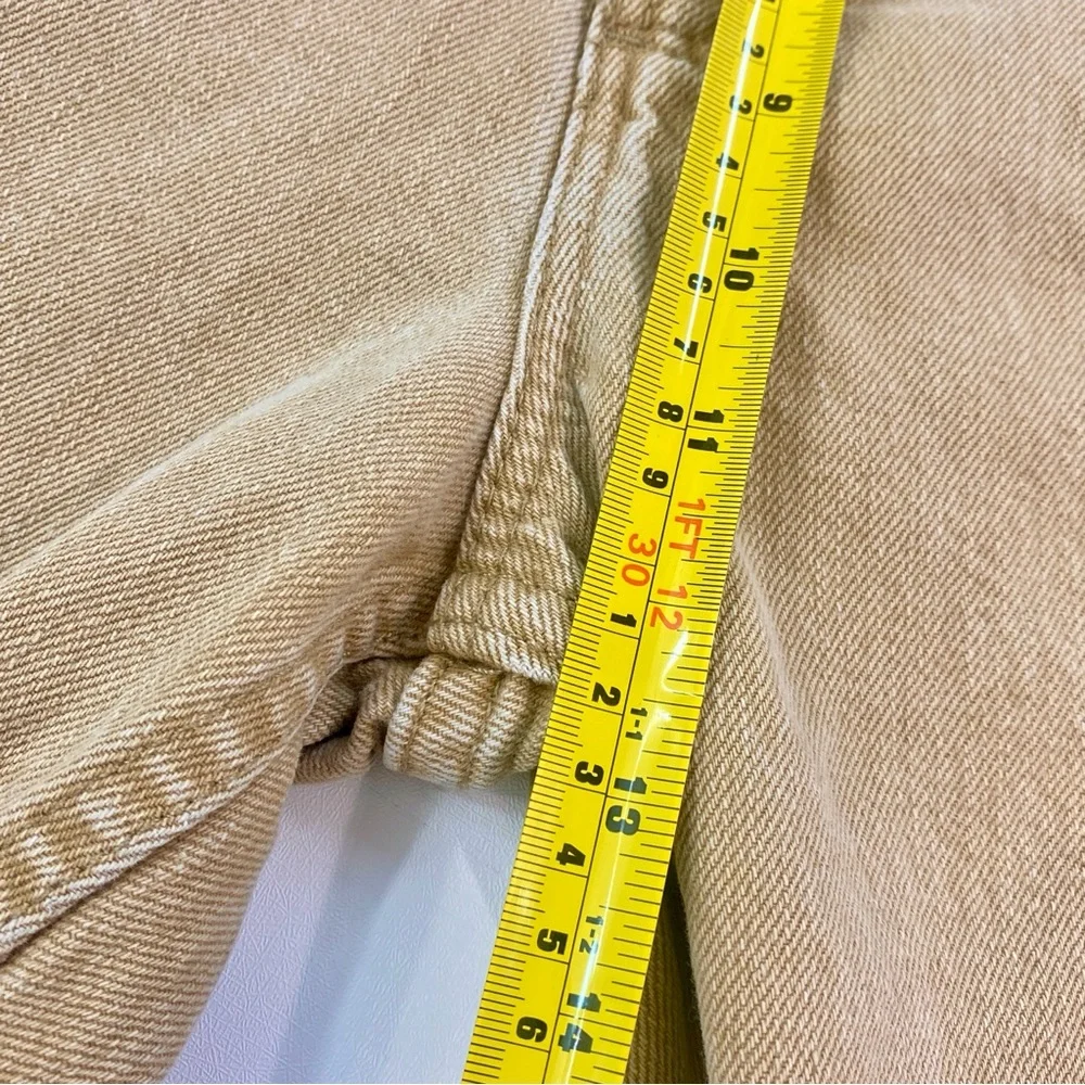 Wrangler Regular Fit Straight Leg Tan Brown Denim Workwear Pants Jeans Men 34x34